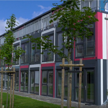 modulová stavba internáty Koblenz